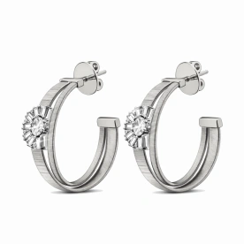 Серьги из золота с бриллиантами