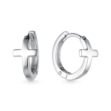 Серебряные cерьги классические