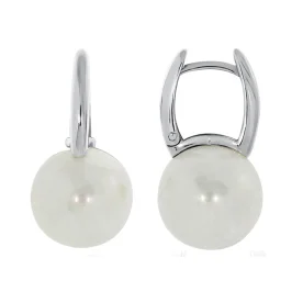 Серебряные cерьги с жемчугом