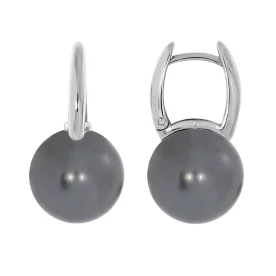 Серебряные cерьги с жемчугом
