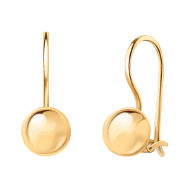 Золотые cерьги классические