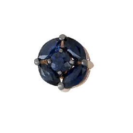 Золотая подвеска с сапфиром