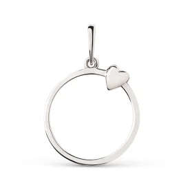 Подвеска из белого золота 