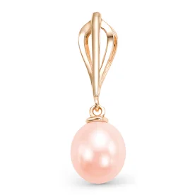 Золотая подвеска с жемчугом