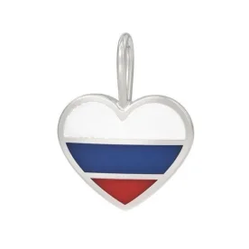 Серебряная подвеска с эмалью