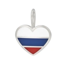 Серебряная подвеска с эмалью
