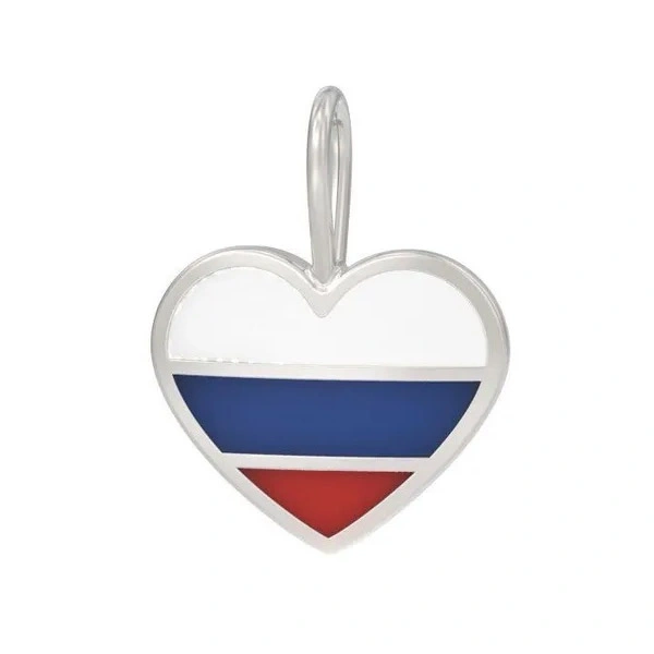 Серебряная подвеска с эмалью