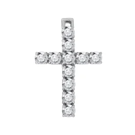 Серебряная подвеска с фианитом