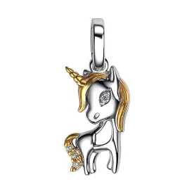 Серебряная подвеска с фианитом