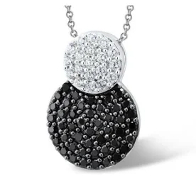 Серебряная подвеска с фианитом