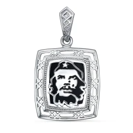 Серебряная подвеска с агатом