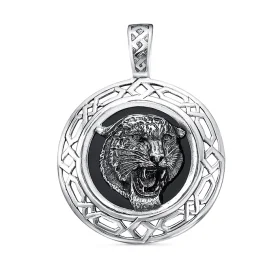 Серебряная подвеска с агатом