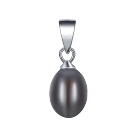 Серебряная подвеска с жемчугом