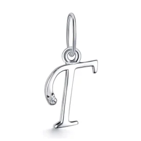 Серебряная подвеска с фианитом