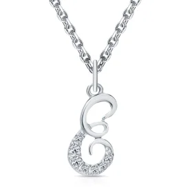 Серебряная подвеска с фианитом