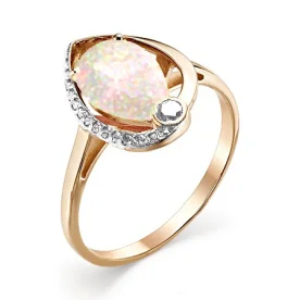 Золотое кольцо с опалом