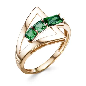 Золотое кольцо с турмалином