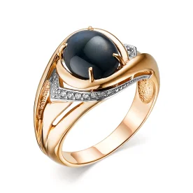 Золотое кольцо с сапфиром
