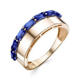 Золотое кольцо с корундом