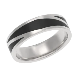 Серебряное кольцо с эмалью