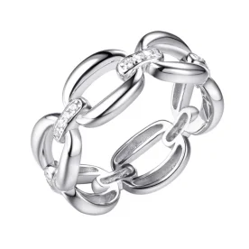 Серебряное кольцо с фианитом