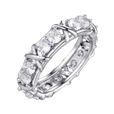 Серебряное кольцо с фианитом