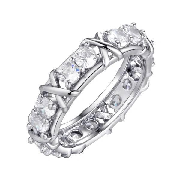 Серебряное кольцо с фианитом