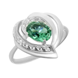 Серебряное кольцо с турмалином