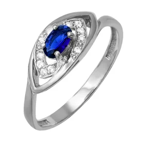 Серебряное кольцо с кварцем