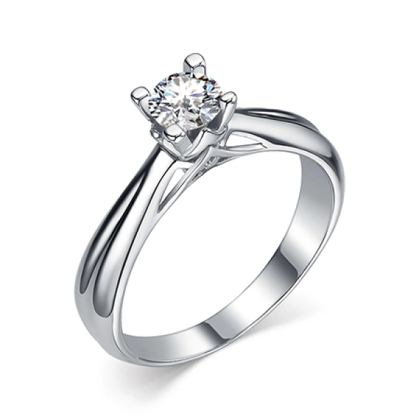 Серебряное кольцо с фианитом