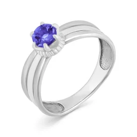 Серебряное кольцо с топазом