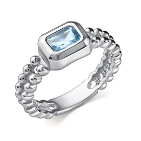 Серебряное кольцо с топазом