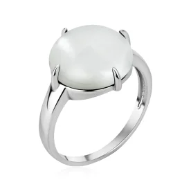 Серебряное кольцо с перламутром