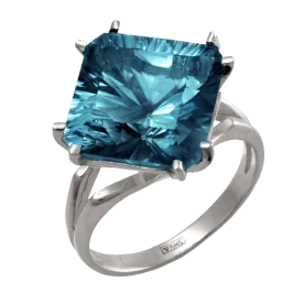 Серебряное кольцо с ситаллом