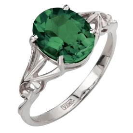 Серебряное кольцо с ситаллом