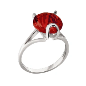 Серебряное кольцо с ситаллом
