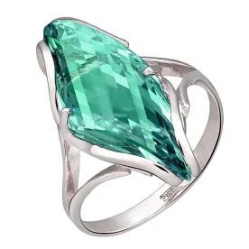 Серебряное кольцо с аквамарином