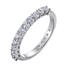 Серебряное кольцо с фианитом