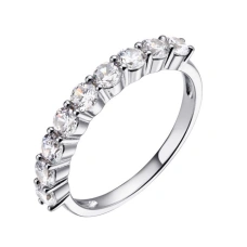 Серебряное кольцо с фианитом