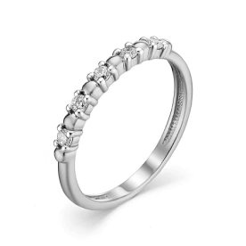Серебряное кольцо с фианитом