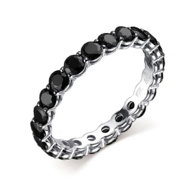 Серебряное кольцо с фианитом