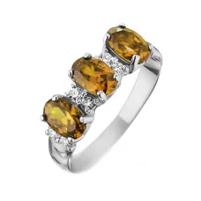 Серебряное кольцо с султанитом