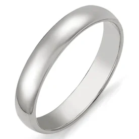 Серебряное обручальное кольцо 