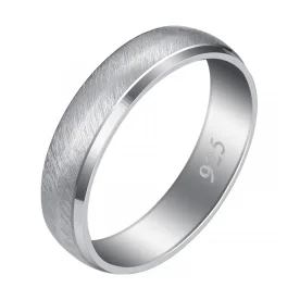 Серебряное обручальное кольцо 