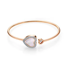 Золотой браслет с перламутром