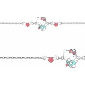 Серебряный браслет с эмалью