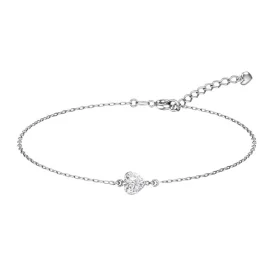 Серебряный браслет с фианитом