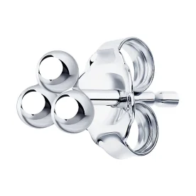 Серьга д/пирсинга из серебра 