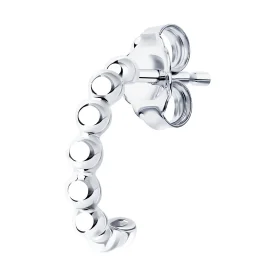 Серьга д/пирсинга из серебра 