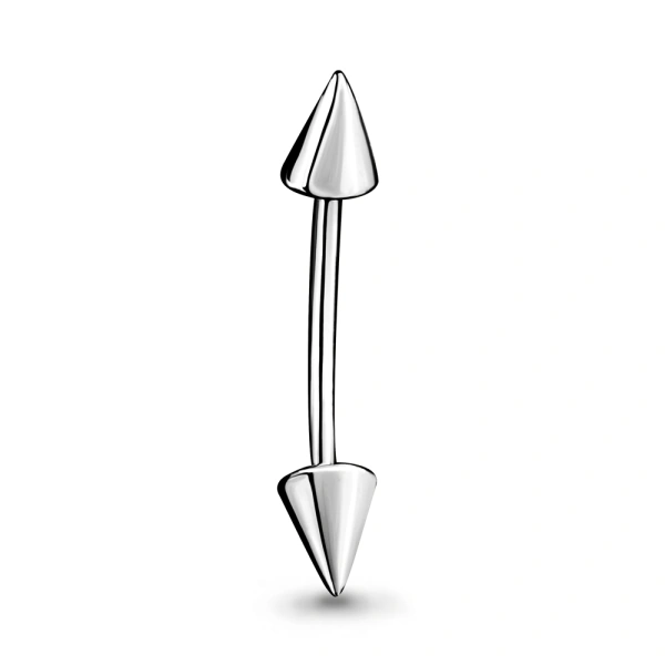 Серьга д/пирсинга из серебра 